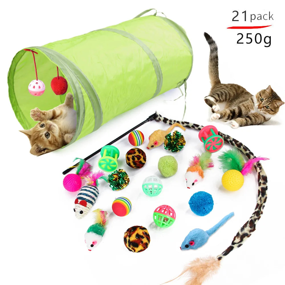 Dual Pet Kitten Toys Variety Cat Toy Combination